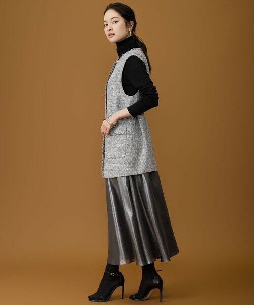 自由区 / ジユウク ニット・セーター | 【SHIHOさん着用】ウールシルクミックスインナー ニット | 詳細16