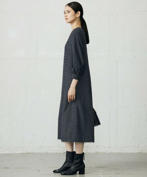 自由区 / ジユウク ロング・マキシ丈ワンピース | 【カタログ掲載】ループカットジャカード ワンピース | 詳細3