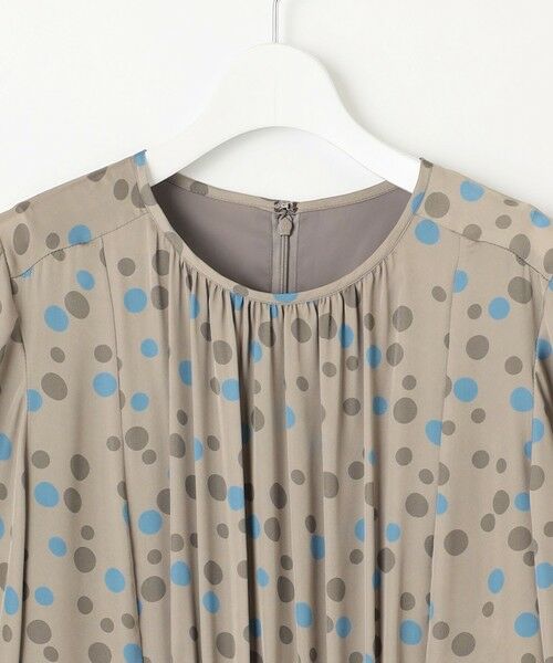 自由区 / ジユウク ロング・マキシ丈ワンピース | マルチポルカドットプリント ワンピース | 詳細4