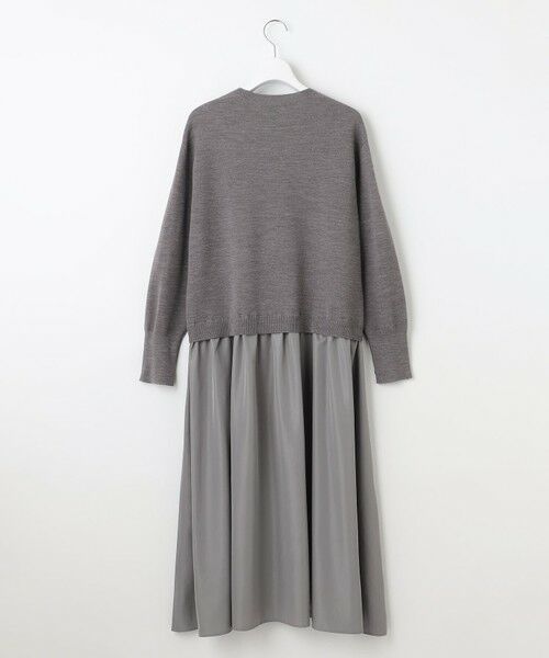 自由区 / ジユウク ロング・マキシ丈ワンピース | 【カタログ掲載】ウールミラノ異素材 ワンピース | 詳細9