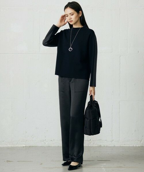 自由区 / ジユウク その他パンツ | 【カタログ掲載】ドレーピーサテンベイカー パンツ | 詳細25