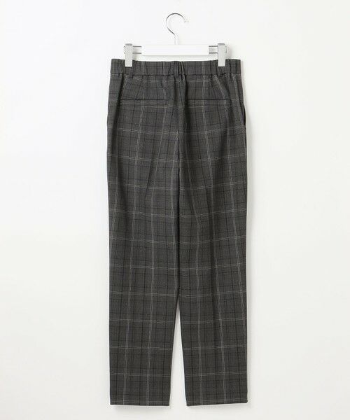 自由区 / ジユウク その他パンツ | TRギャバ裏起毛チェック柄テーパード パンツ | 詳細13