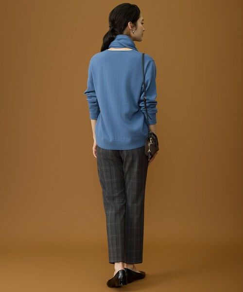 自由区 / ジユウク その他パンツ | TRギャバ裏起毛チェック柄テーパード パンツ | 詳細7