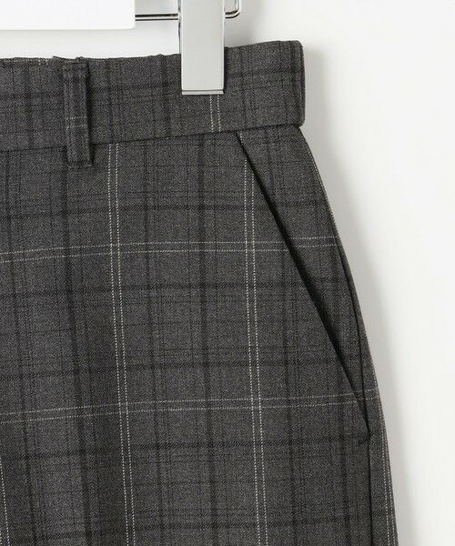 自由区 / ジユウク その他パンツ | TRギャバ裏起毛チェック柄ワイド パンツ | 詳細13