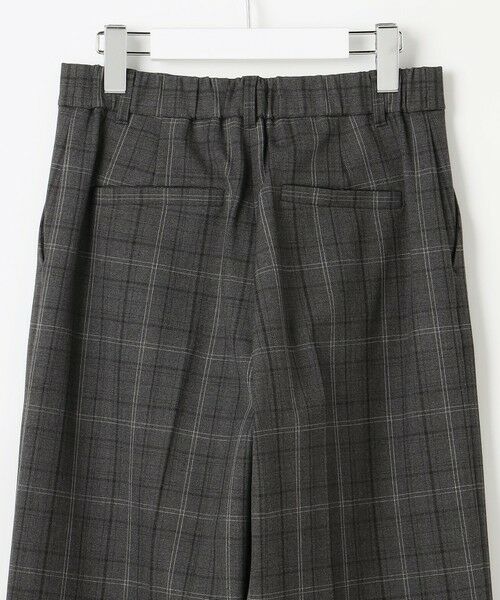 自由区 / ジユウク その他パンツ | TRギャバ裏起毛チェック柄ワイド パンツ | 詳細17