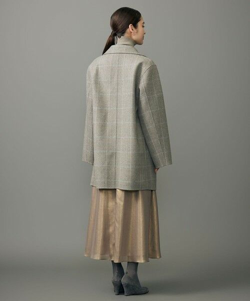 自由区 / ジユウク その他アウター | 【カタログ掲載】ウールリバーチェック柄ダブルブレスト コート | 詳細4