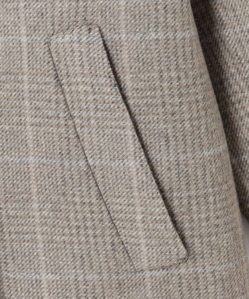 自由区 / ジユウク その他アウター | 【カタログ掲載】ウールリバーチェック柄ダブルブレスト コート | 詳細8