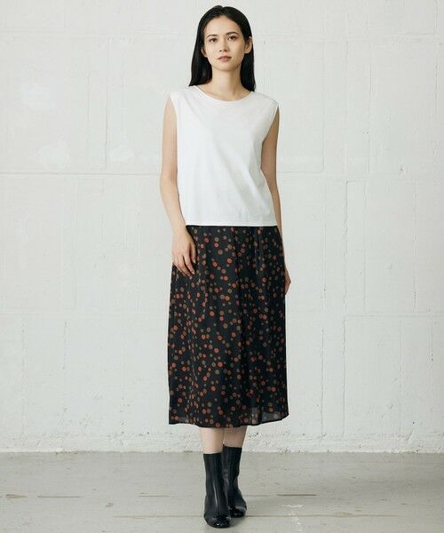 自由区 / ジユウク ミニ・ひざ丈スカート | マルチポルカドットプリント スカート | 詳細13