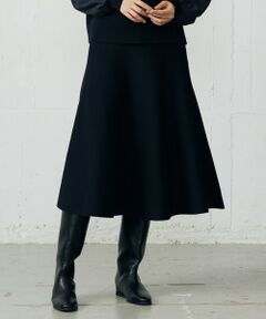 自由区 / ジユウク ミニ・ひざ丈スカート | 【カタログ掲載】ウールミラノニットフレア スカート