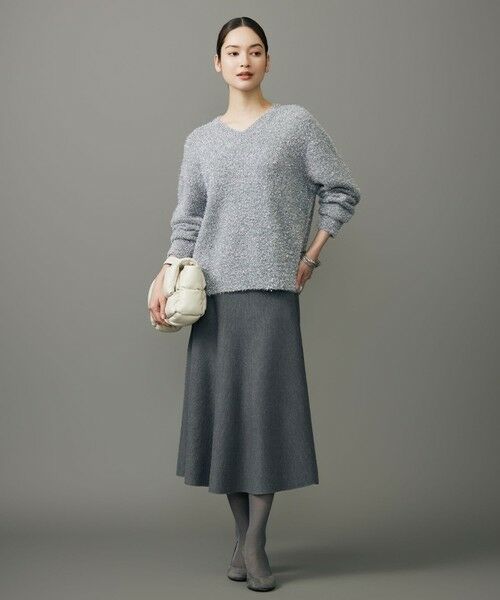 自由区 / ジユウク ミニ・ひざ丈スカート | 【カタログ掲載】ウールミラノニットフレア スカート | 詳細1