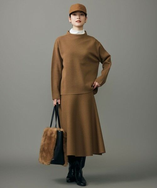 自由区 / ジユウク ミニ・ひざ丈スカート | 【カタログ掲載】ウールミラノニットフレア スカート | 詳細8