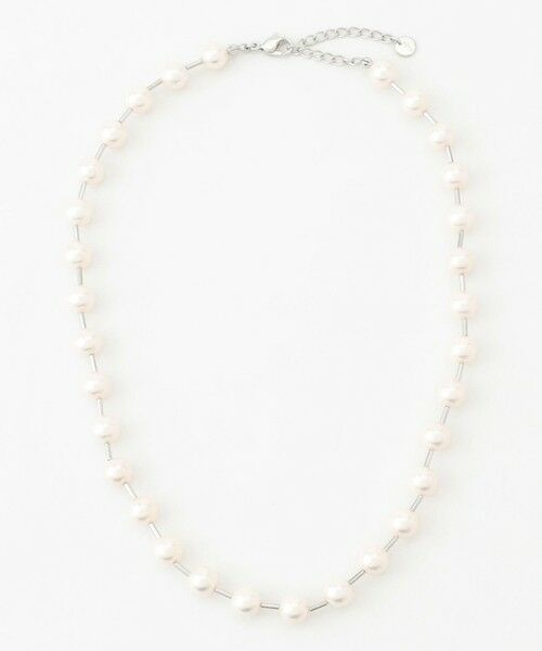自由区 / ジユウク ネックレス・ペンダント・チョーカー | 【カタログ掲載・セレモニー・新色追加】パールバー ネックレス（［新色］シルバー）