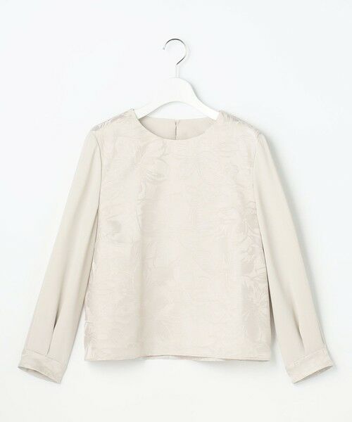 自由区 / ジユウク シャツ・ブラウス | 【カタログ掲載・セットアップ対応】フラワーオパールプリントブロッキング ブラウス | 詳細12