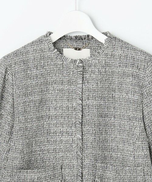 自由区 / ジユウク ノーカラージャケット | 【カタログ掲載】ライトミックスツイード ジャケット | 詳細6