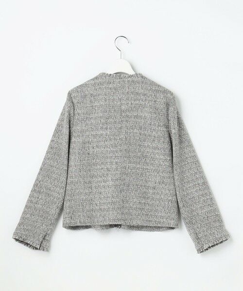 自由区 / ジユウク ノーカラージャケット | 【カタログ掲載】ライトミックスツイード ジャケット | 詳細12