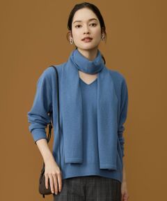 自由区 / ジユウク ニット・セーター | 【SHIHOさん着用】ウールハイゲージVネック ニット