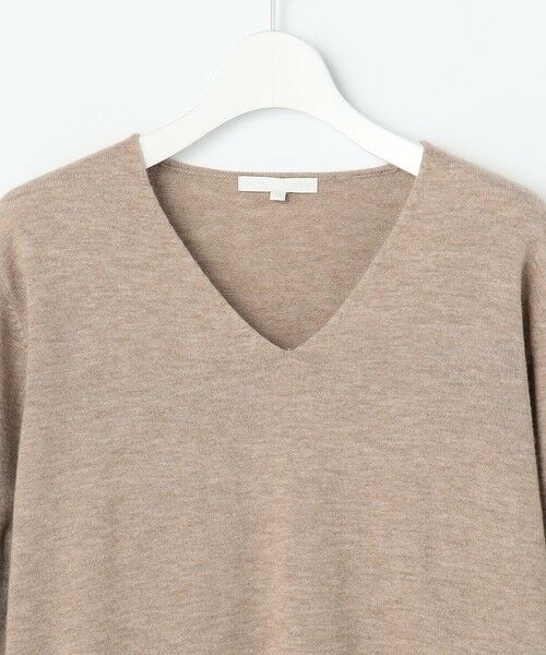 自由区 / ジユウク ニット・セーター | 【SHIHOさん着用】ウールハイゲージVネック ニット | 詳細8