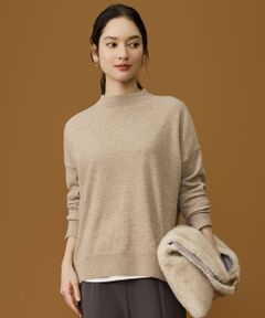 自由区 / ジユウク ニット・セーター | 【SHIHOさん着用】ウールハイゲージモックネック ニット