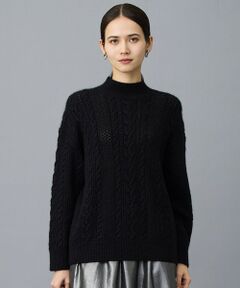 自由区 / ジユウク ニット・セーター | 【SHIHOさん着用】ラメフォックスケーブル ニット