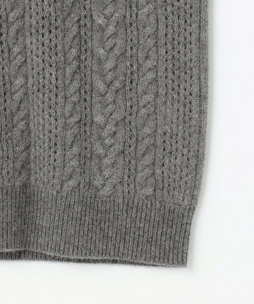 自由区 / ジユウク ニット・セーター | 【SHIHOさん着用】ラメフォックスケーブル ニット | 詳細13