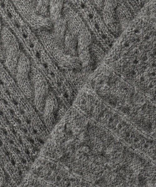 自由区 / ジユウク ニット・セーター | 【SHIHOさん着用】ラメフォックスケーブル ニット | 詳細17