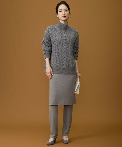自由区 / ジユウク ニット・セーター | 【SHIHOさん着用】ラメフォックスケーブル ニット | 詳細7
