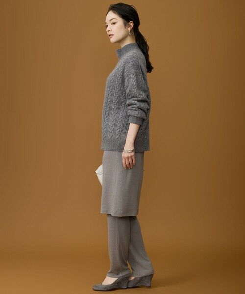 自由区 / ジユウク ニット・セーター | 【SHIHOさん着用】ラメフォックスケーブル ニット | 詳細8