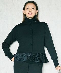 自由区 / ジユウク カーディガン・ボレロ | 【SHIHOさん着用】ジャカードコンビ カーディガン