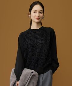 自由区 / ジユウク ニット・セーター | ジャカードコンビ プルオーバー