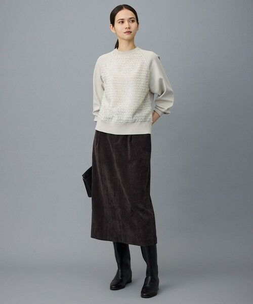 自由区 / ジユウク ニット・セーター | ジャカードコンビ プルオーバー | 詳細1
