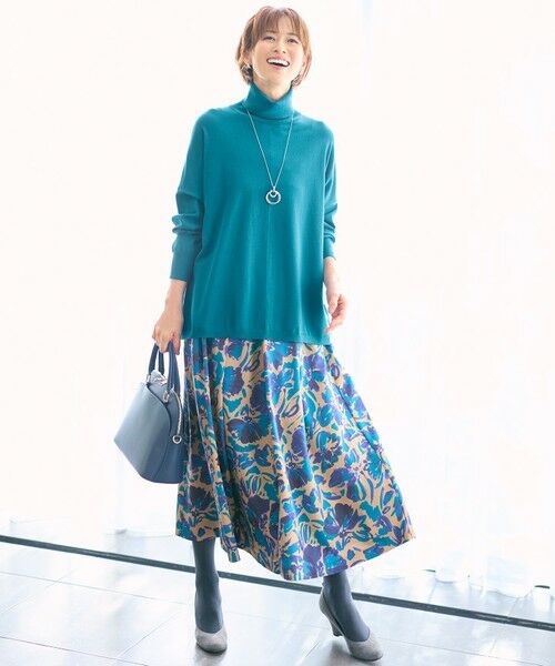 自由区 / ジユウク ニット・セーター | ウォームレーヨンストレッチハイネック ニット | 詳細10