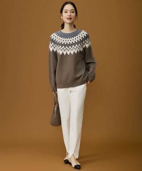 自由区 / ジユウク その他パンツ | 【SHIHOさん着用】ジョーゼットニット パンツ | 詳細1