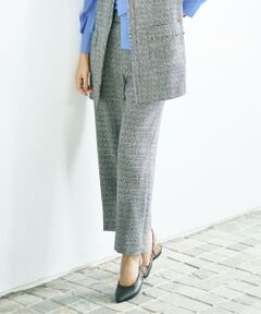 自由区 / ジユウク その他パンツ | 【カタログ掲載】ライトミックスツィードワイド パンツ