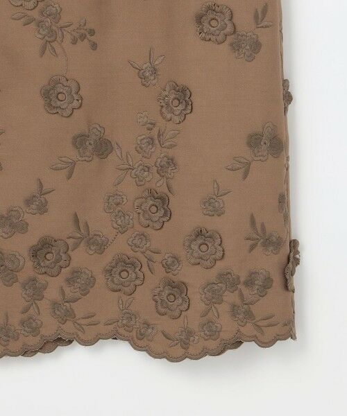 自由区 / ジユウク ミニ・ひざ丈スカート | 【SHIHOさん着用】エンブロイダリー スカート | 詳細5