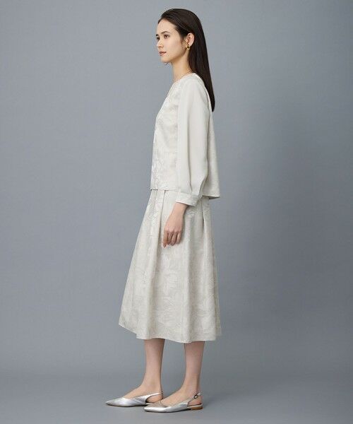 自由区 / ジユウク ミニ・ひざ丈スカート | 【セットアップ対応】フラワーオパールプリント スカート | 詳細8