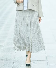 自由区 / ジユウク ミニ・ひざ丈スカート | 【カタログ掲載・セットアップ対応】ライトサテンプリーツ スカート