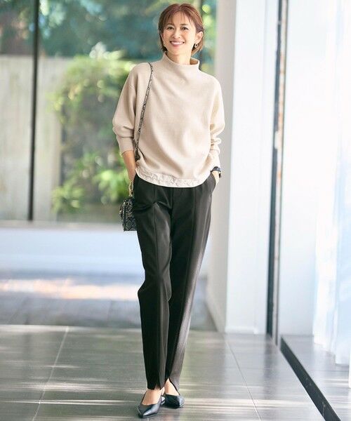 自由区 / ジユウク ニット・セーター | 【SHIHOさん着用】スムージードローコード ニット | 詳細1