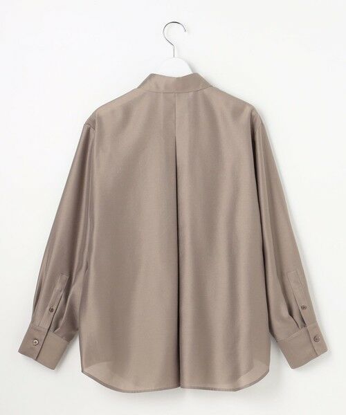 自由区 / ジユウク シャツ・ブラウス | 【カタログ掲載・羽織りとしても】シャイニーオーガンジーシアー シャツ | 詳細7