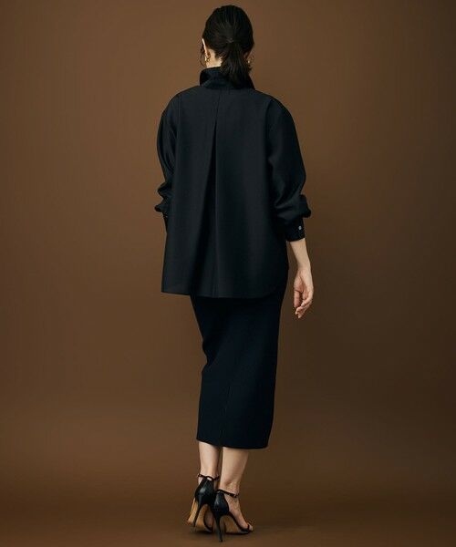 自由区 / ジユウク シャツ・ブラウス | 【カタログ掲載・羽織りとしても】シャイニーオーガンジーシアー シャツ | 詳細14