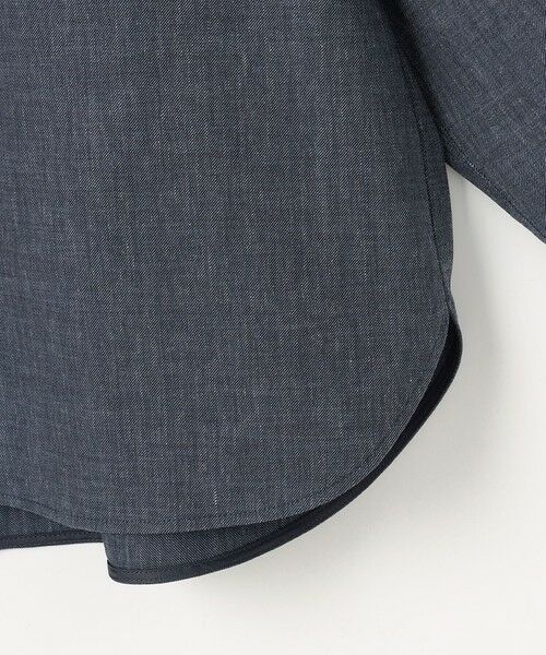 自由区 / ジユウク シャツ・ブラウス | 【セットアップ対応】ソフトリネンダンガリー シャツ | 詳細8