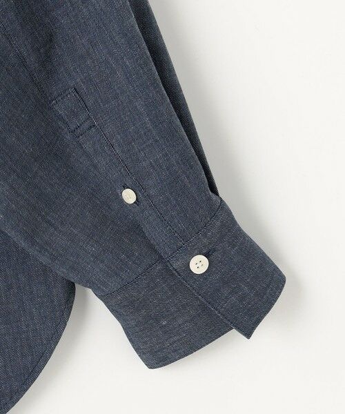 自由区 / ジユウク シャツ・ブラウス | 【セットアップ対応】ソフトリネンダンガリー シャツ | 詳細11