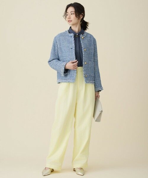 自由区 / ジユウク シャツ・ブラウス | 【セットアップ対応】ソフトリネンダンガリー シャツ | 詳細3