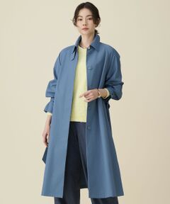 自由区 / ジユウク ステンカラーコート | コットンナイロンバルカラー コート