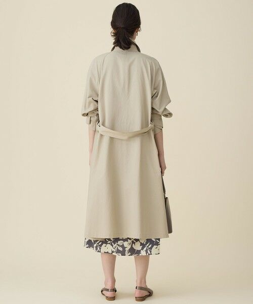 自由区 / ジユウク ステンカラーコート | コットンナイロンバルカラー コート | 詳細3