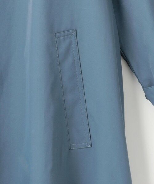 自由区 / ジユウク ステンカラーコート | コットンナイロンバルカラー コート | 詳細11