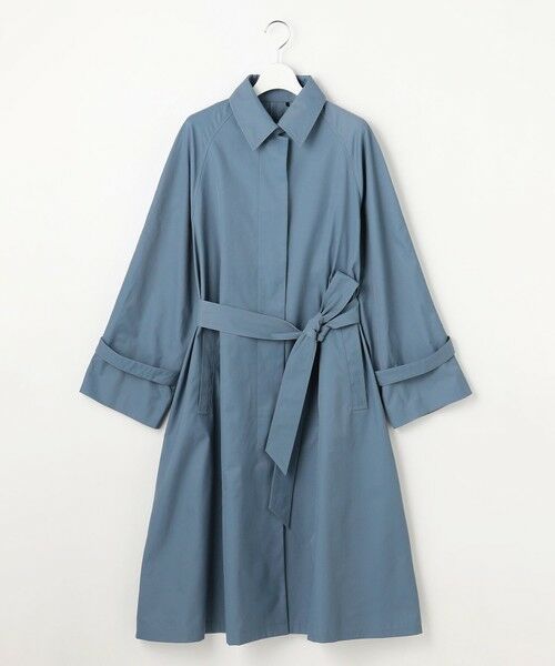 自由区 / ジユウク ステンカラーコート | コットンナイロンバルカラー コート | 詳細15