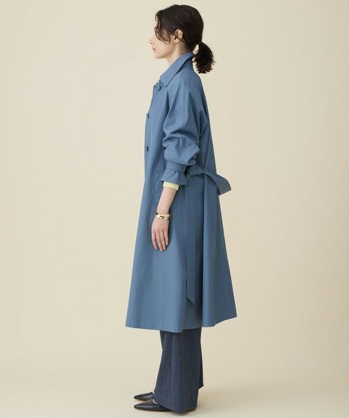 自由区 / ジユウク ステンカラーコート | コットンナイロンバルカラー コート | 詳細7