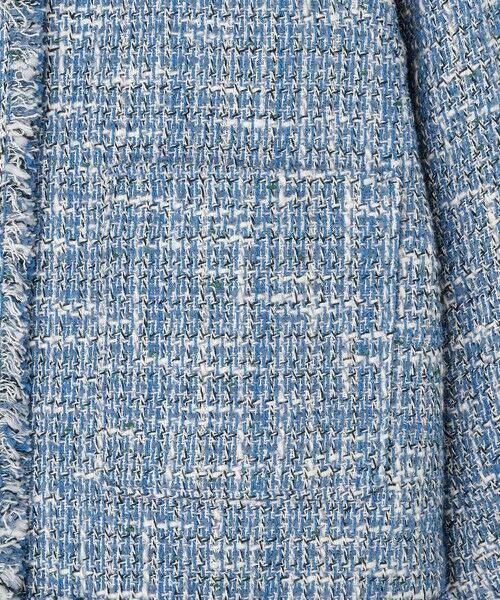 自由区 / ジユウク ノーカラージャケット | ファンシーノットツイードノーカラー ジャケット | 詳細15