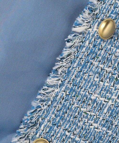 自由区 / ジユウク ノーカラージャケット | ファンシーノットツイードノーカラー ジャケット | 詳細18