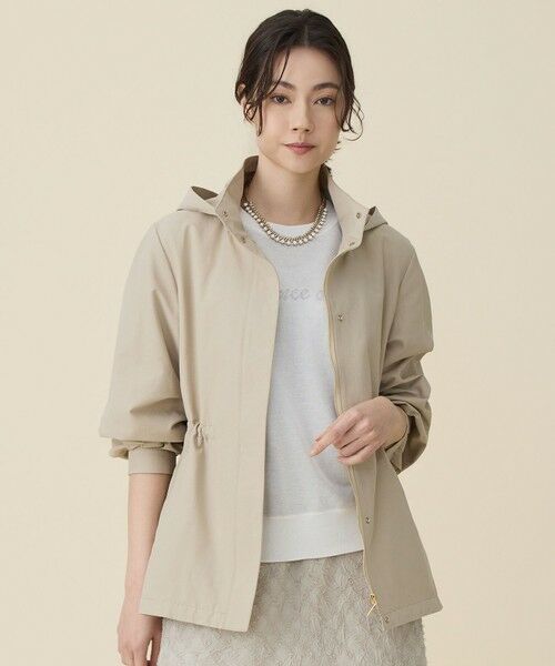 自由区 / ジユウク ブルゾン | コットンナイロンタッサー ブルゾン（ベージュ）